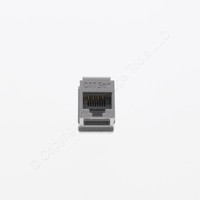 Legrand On-Q Gray Cat 5e+ Keystone Jack Insert RJ45 Network 8P8C WP3450-GY