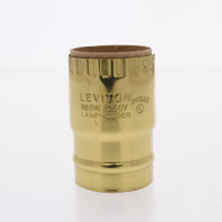 10 Leviton Nickel Light Socket Keyless Lamp Holders Electrolier SHELL ONLY 7108