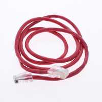 Leviton Red Cat 5 3 Ft Ethernet LAN Patch Cord Network Cable Cat5 52455-3R