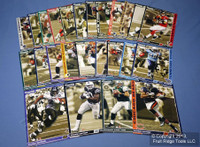 25 Collectible NFL 2008 Rookie Wall Fathead Tradeables Cards COMPLETE SET 5"x7"