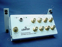 Leviton 1x8 Enhanced Video Distribution 2GHz RF Amplifier Module Splitter 47692-GSM