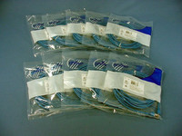 10 Leviton Blue 15' Cat 6+ Extreme Ethernet LAN Patch Cord Cables Cat6 Plus 15 Ft 62460-15L