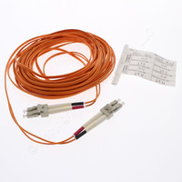 10M Leviton Fiber Optic Patch Cable Cord LC LC 50mic