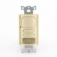 Hubbell Ivory Occupancy Sensor Switch Adaptive PIR/US 2Circuit 120/277V AD2000I2