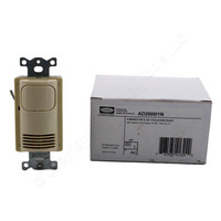 Hubbell Ivory Occupancy Sensor Switch Adaptive PIR/US 120/277V 1000ft² AD2000I1N