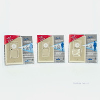 3 Leviton Ivory Single Pole Decora Motion Sensor Occupancy Switches 300W 6780-I