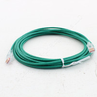 Hubbell Low Diameter Patch Cord Cat 6 Green 20 Ft Ethernet Network Cord HCL6GN20