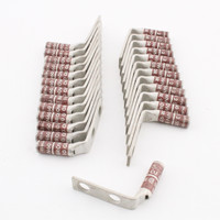 25 Hubbell Bonding Grounding Compression Lugs 90� 2AWG 3/8" Holes 1" Spacing Brown #10 Die HGBL02DB90 (Burndy YAZ2C-2TC3890)