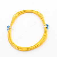 Hubbell Fiber Optic Patch Cord Plenum OS2 Cable Duplex SM LC-LC 4m DFPCLCLCS4SM