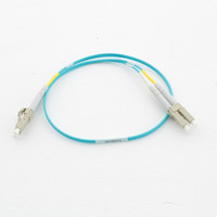 Hubbell Fiber Optic Patch Cord Plenum OM3 Duplex MM LC-LC 0.5m DFPCLCLCE05MM