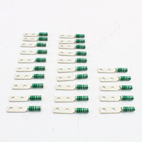 25 Hubbell Bonding Grounding Compression Lugs 1AWG 3/8" Holes 1" Spacing Green #11 Die HGBL01DB (Bundy YAZ1C-2TC38)