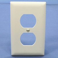 P&S Trademaster White 1G UNBREAKABLE Receptacle Cover Outlet Wallplate TP8-W