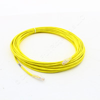 Hubbell Patch Cord Cat 5e Yellow 55 Ft LAN Ethernet Network Cable HC5EY55