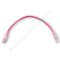 Hubbell Patch Cord Cat 5e Pink 1 Ft LAN Ethernet Network Cable HC5EPK01