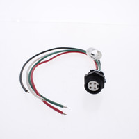 Hubbell MiniQuick Female Receptacle 3P4W Straight QuickConnect 16AWG HRNS04501