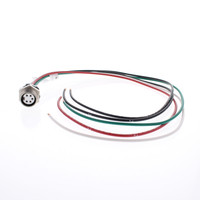 Hubbell MiniQuick Female Receptacle 4P5W Straight QuickConnect 14AWG HRMS05802