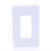 P&S Radiant White Decorator SCREWLESS 1-Gang Wallplate GFCI Cover RWP26W