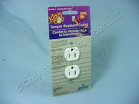 Leviton White Tamper Resistant Receptacle Outlet NEMA 5-15R 15A 5321-W Carded