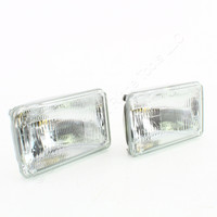 Pair 4651 Incandescent Sealed GLASS High Beam Light Lamp for 4-Headlight Systems