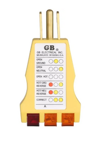 GARDNER BENDER (GB) GRT-500A 3-WIRE RECEPTACLE CIRCUIT ANALYZER