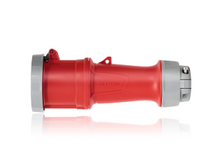 LEV Series IEC Pin & Sleeve Connector, Red, 60A