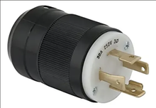 Marinco 306P 30A 250V L6-30P twist lock plug