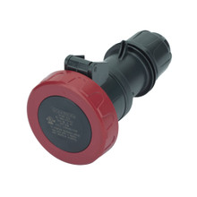 PDI/SCAME OPTIMA 20A watertight pin and sleeve connector, red housing