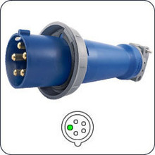 Hubbell HBL5100P9W 100A 120/208V 3 Phase Plug