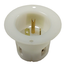 HBL5378C 20 AMP 125V FEMALE FLANGED OUTLET { HUBBELL }
