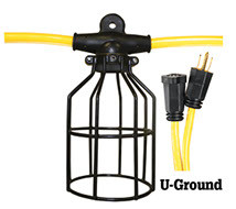 Voltec 08-00197 U-GROUND Light Strings with Metal Cage