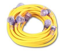 Milspec D12421050 STW 12/3 Pro-Cap Bracket Multi-Outlet Cord (Yellow)