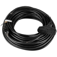 Milspec D156230100 Pro-Power Tri-Tap Power Cord 12/3 - Black - 100 Foot