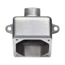 Eaton Crouse-Hinds series ARE back box, 20A/30A, One hub, Cast aluminum, 1"
