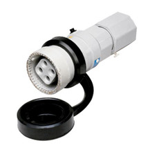 Eaton Crouse-Hinds series Arktite NPR6465 connector, 60A, Three-wire, four-pole, Style 2, Krydon fiberglass-reinforced polyester, 600 Vac/250 Vdc