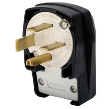 Hubbell HBL8462C 60A 250V three phase 15-60P straight blade Plug
