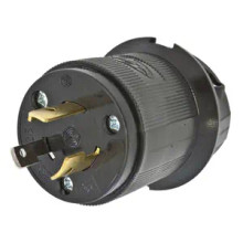 Hubbell HBL2311BK 20A 125V L5-20P Twist Lock Plug