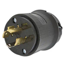 Hubbell HBL2411BK 20A 125/250V L14-20P Twist Lock Plug