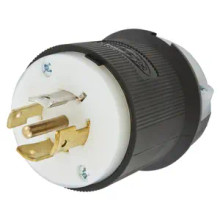 Hubbell HBL2521 20A 277/480V 3 phase L22-20P twist lock plug