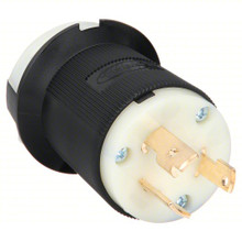 Hubbell HBL2621ST 30A 250V L6-30P twist lock plug