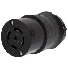 Hubbell HBL2813BK 30A 120/280V 3 phase L21-30R twist lock Connector