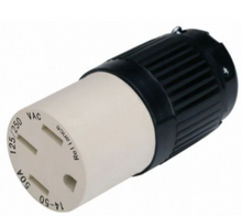 Reliance Controls Straight Backshell Cable Connector, NEMA 14-50, 50A, 125/250 VAC