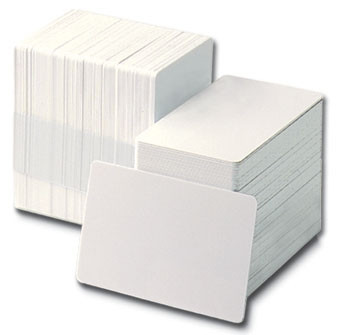 100x Blank White PVC CR80 Plastic Photo ID Credit Card 30Mil fr PVC Card Printer 
