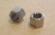 Titanium M10 X 1.25 standard nut (14mm hex)