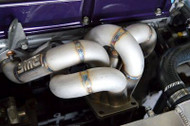 SME V4 stock frame exhaust manifold for EVO4-9