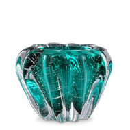 Eichholtz Ducale Bowl - Turquoise Glass