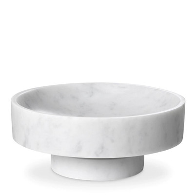 Eichholtz Santiago Bowl - White Marble