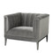 Eichholtz Raffles Chair - Roche Porpoise Grey Velvet