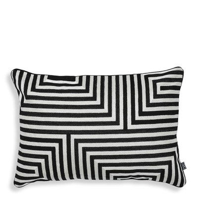 Eichholtz Spray Cushion - Rectangular Black White