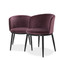 Eichholtz Filmore Dining Chair - Cameron Purple - Set Of 2