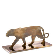 Eichholtz Panther Silhouette Object - Vintage Brass